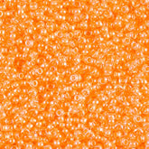 11/0 Miyuki Seed Beads Orange Luminous Neon C/L #4298